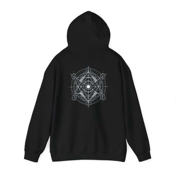 Divine Unisex Heavy Blend™ Hoodie (Black) - Comfortable and Stylish Sweatshirt for Everyday Wear - Image 3
