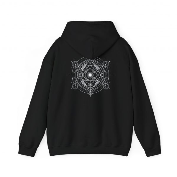 Divine Unisex Heavy Blend™ Hoodie (Black) - Comfortable and Stylish Sweatshirt for Everyday Wear - Image 2
